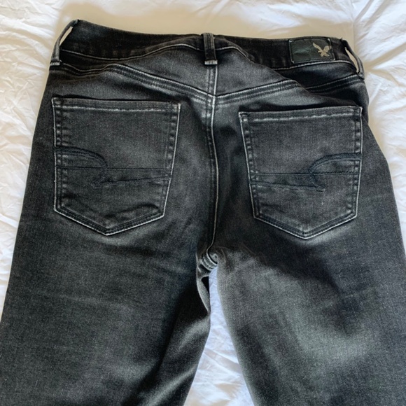 Perfectly flared black denim jeans - Picture 4 of 6